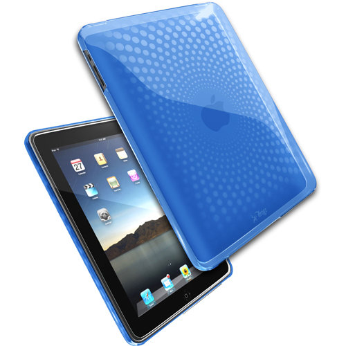 ifrogz SoftGloss, silikonové pouzdro pro iPad 1G, modré