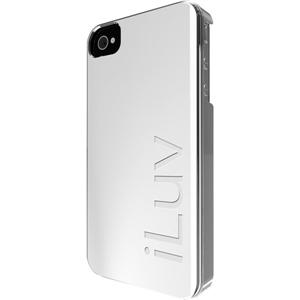 iLuv pevný metalický obal pro iPhone 4 - chromová