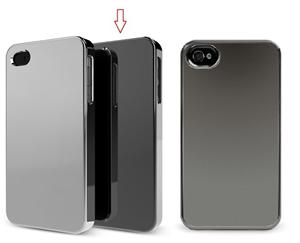 iLuv pevný ultratenký metalický obal pro iPhone 4S
