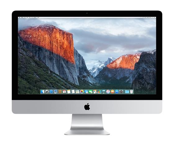 iMac 27" Retina 5K quad-core i5 3.2GHz/8GB/1TB Fusion Drive/AMD Radeon R9 M390 2GB/ OS X - USB Keyboard CZ