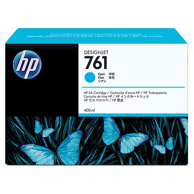 Ink Cart Cyan No.761, 400 ml pro HP DesignJet T7100