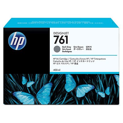 Ink Cart Dark Grey No.761, 400 ml pro HP DesignJet T7100