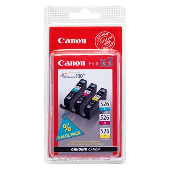 Ink. cartridge Canon Pixma MG5150, MG5250, MG5350, MG6250, MG8150, CLI-526CMY, C/M/Y Pack