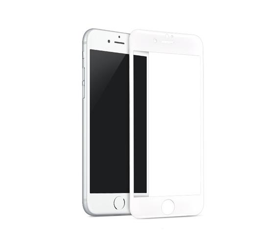 InvisibleSHIELD Glass Contour pro Apple iPhone 8/7 - skleněná ochrana přední strany s bílým rámem