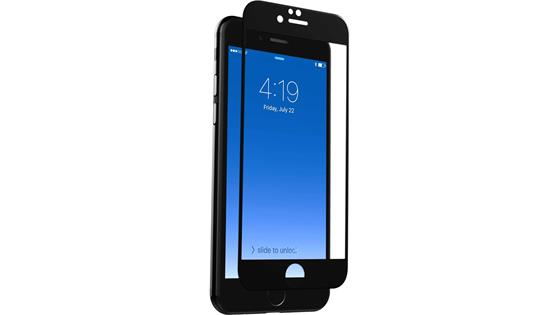 InvisibleSHIELD Glass Contour pro Apple iPhone 8/7 - skleněná ochrana přední strany s černým rámem