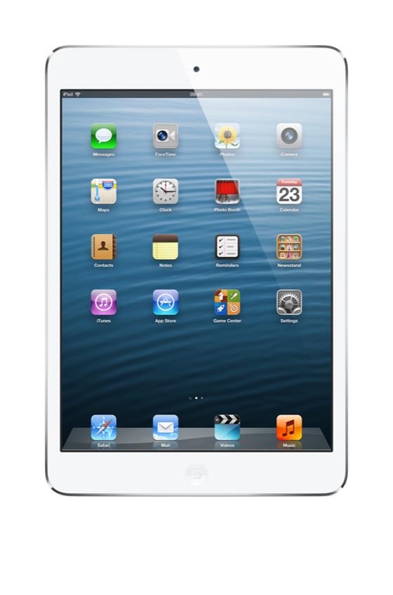 iPad mini Wi-Fi 16GB, bílý - vystavený kus - záruka 1 rok
