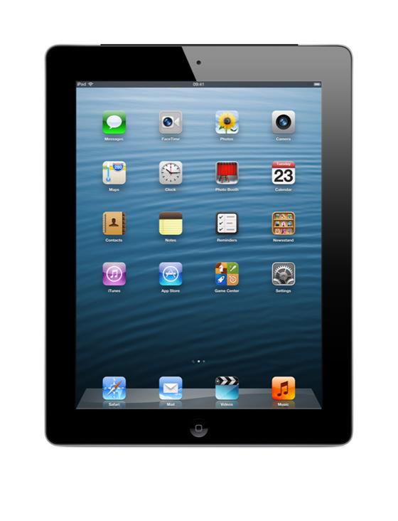 iPad s Retina displejem Wi-Fi + Cellular 64GB, černý (4. generace)