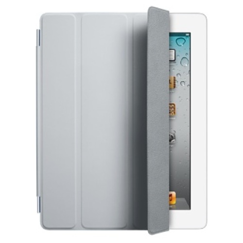 iPad Smart Cover - polyuretan - světle šedý (light gray)