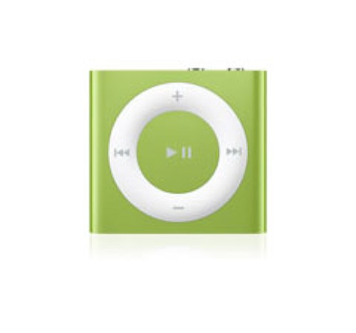 iPod shuffle 4G 2GB, zelený