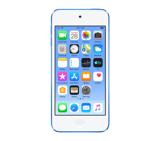 iPod touch 128GB, modrý