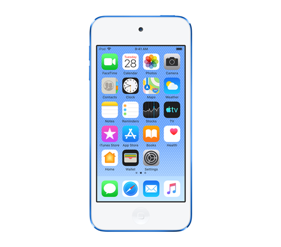 iPod touch 32GB, modrý