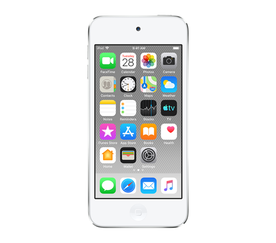 iPod touch 32GB, stříbrný