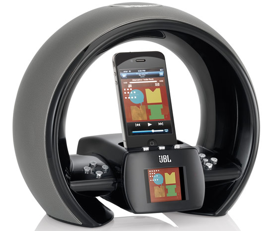 JBL ON AIR - Wireless reproduktory - černé s funkcí AirPlay (pro iPod/iPhone)