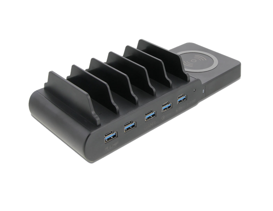 LMP DuoCharge 5+1, 5x USB-C kabel 30 cm