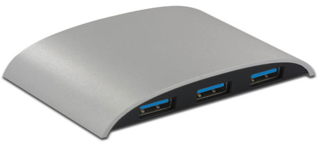 LMP iHub, 4 portový aktivní USB 3.0 hub, hliníkové provedení, vč. napájecího adaptéru