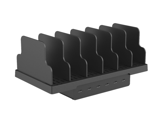 LMP SmartCharge 6 Port, 6x USB-C kabel 30cm, držák na 6 zařízení