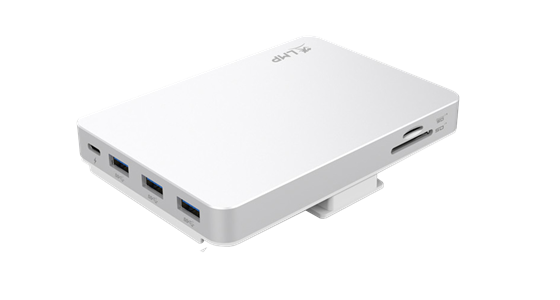 LMP USB-C DuoDock, 9-Port Dock & NVMe Storage, stříbrný