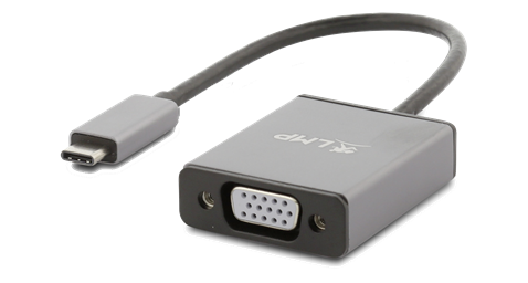 LMP USB-C na VGA adaptér, vesmírně šedý