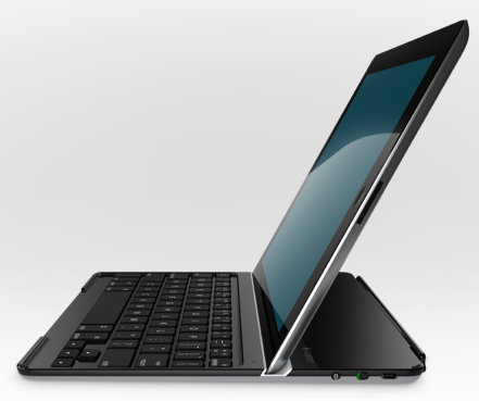 Logitech pevné černé ultratenké pouzdro s klávesnicí pro iPad (2, 3 a 4)
