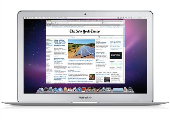 MacBook Air 13" 1.86 GHz C2D/2 GB/256 GB FS/GF 320M/CZ klávesnice