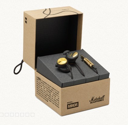 Marshall Minor 2 Black - kvalitní sluchátka do uší s mikrofonem