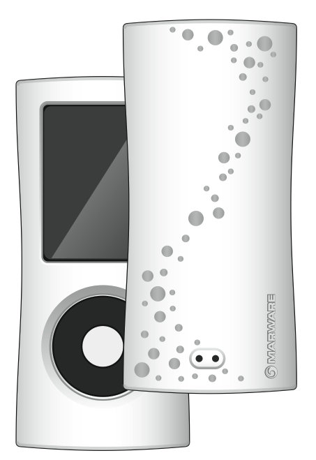 Marware Sport Grip™ Deluxe pro iPod nano 4G, bílo-šedivé pouzdro