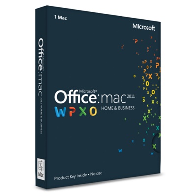 Microsoft Office 2011 Home & Business - 1PK Medialess