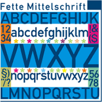 Mittelschrift Din 1421 OpenType Mac/Win CE
