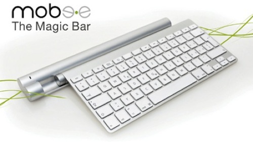 Mobee The Magic Bar, baterie pro Apple klávesnici & Magic Trackpad s bezdrátovým dobíjením