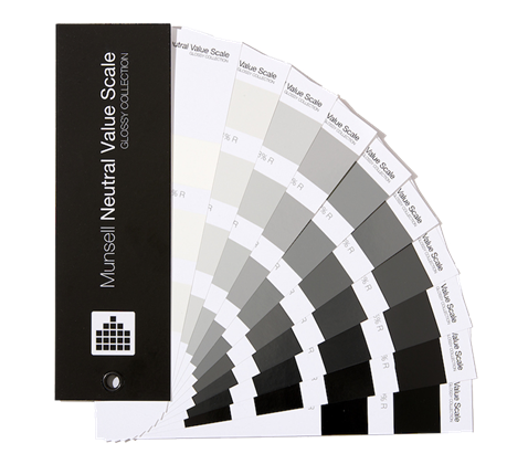 Munsell Glossy Neutral Value Scale No. 5-9.5 37 steps