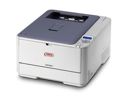 Oki C310dn, A4, 24/20 ppm, ProQ2400 dpi, 32MB RAM, GDI, USB 2.0 + LAN, duplex doprodej!