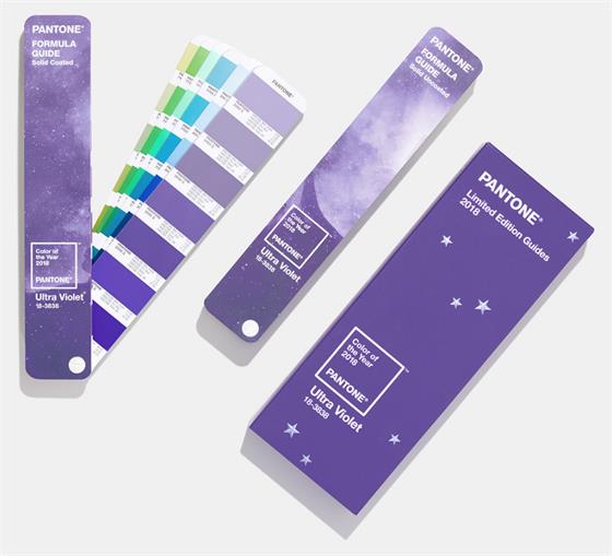PANTONE Formula Guide Solid Coated & Solid Uncoated (Plus Series) Limited Edition Pantone Color of the Year 2018 Ultra V