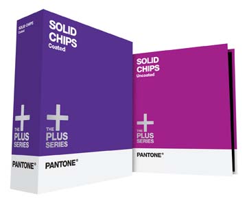PANTONE Solid Chips Coated / Uncoated (Plus Series 2010 - dvě knihy)