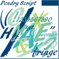 Pendry Script OpenType Mac/Win CE