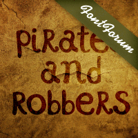 Pirates And Robbers OpenType Mac/Win CE