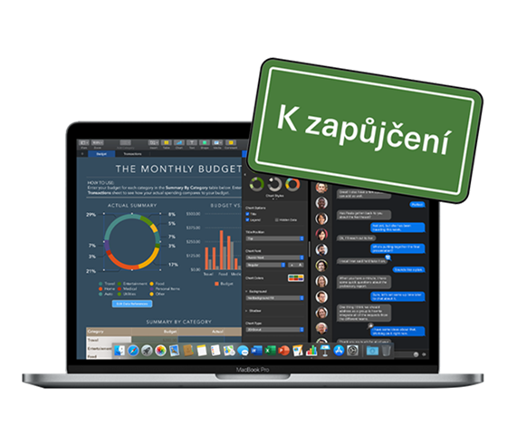 Pronájem Macbook Pro 14" / den