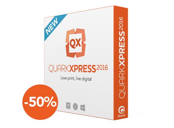 QuarkXPress 2016 Upgrade z v2015 CZ MAC/WIN Download - předobjednávka