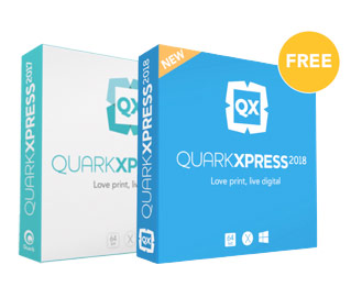 QuarkXPress 2017 Comp. Upgrade CZ MAC/WIN + Pevné mezery + roční Upgrade Plan zdarma