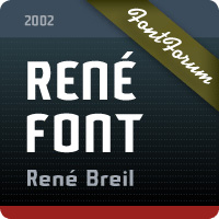 Rene Font OpenType Mac/Win CE