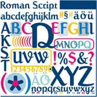 Roman Script OpenType Mac/Win CE