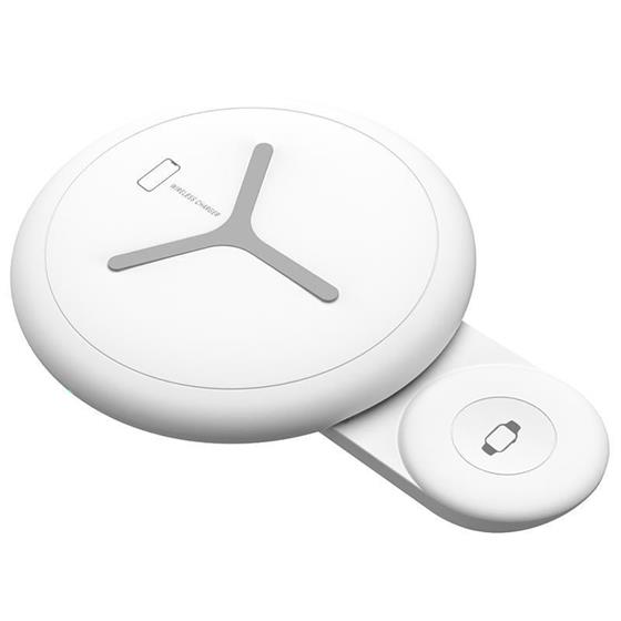 Sdesign bezdrátová Qi nabíječka pro dvě zařízení, Apple Watch a iPhone