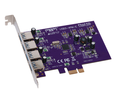 Sonnet Allegro USB 3.0 4-port, PCIe karta