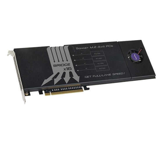 Sonnet Fusion SSD M.2 4x4 PCIe karta