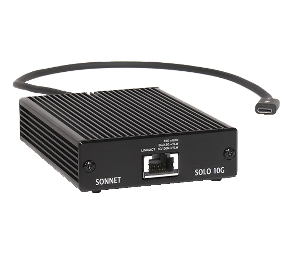 Sonnet solo thunderbolt 3 na 10gb ethernet adapter dtpobchod