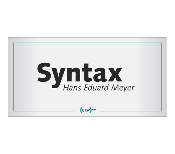 Syntax Volume (10 řezů) OpenType Mac/Win CE