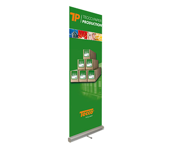 Tecco Production Roll-Up Display