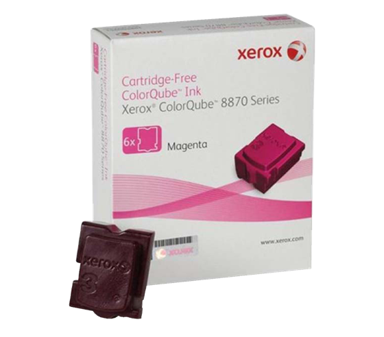 Tuhý inkoust pro Xerox CQ8870DN magenta, 6 kostek (na 17.300 stran)