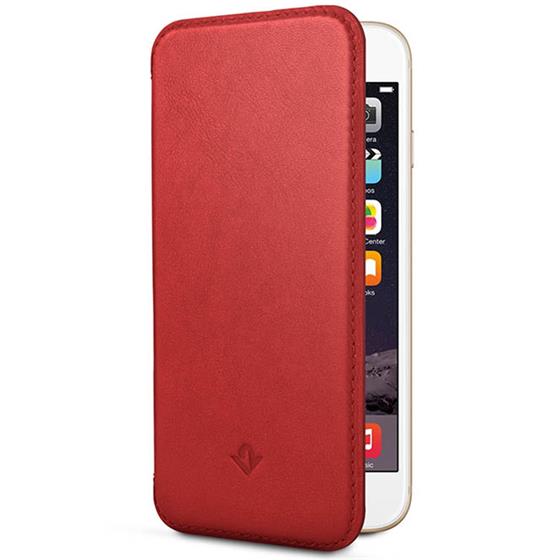 TwelveSouth SurfacePad, kožený kryt pro iPhone 6S Plus/6 Plus - červený