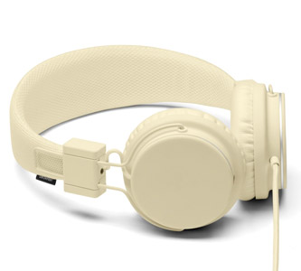 Urbanears PLATTAN Cream - kvalitní uzavřená sluchátka s mikrofonem