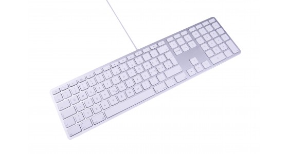 USB klávesnice pro Mac s číselnou klávesnicí UK, hlíníková